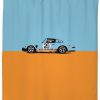 Porsche 911R Gulf Racing Shower Curtain KM