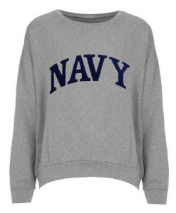 Scandal Fit NAVY Grey Sweatshirt KM