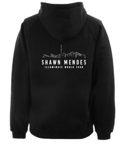 Shawn Mendes Illuminate World Tour Hoodie Back KM