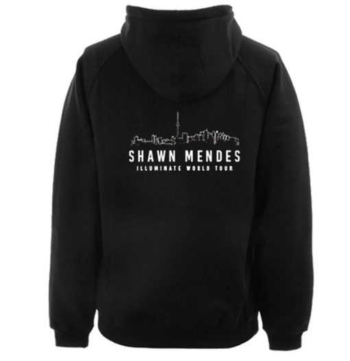 Shawn Mendes Illuminate World Tour Hoodie Back KM