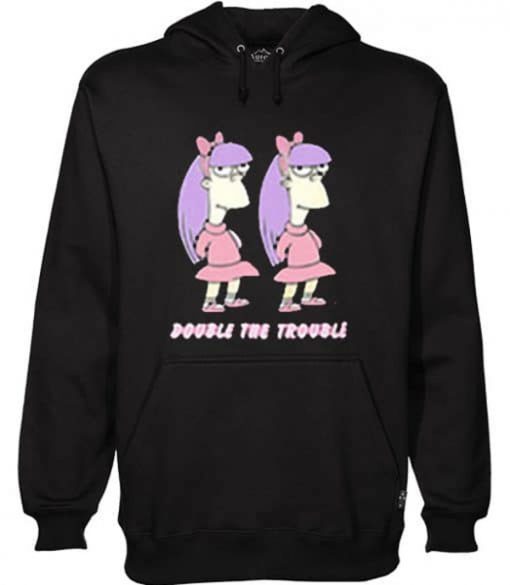 Simpsons Double The Trouble Hoodie KM