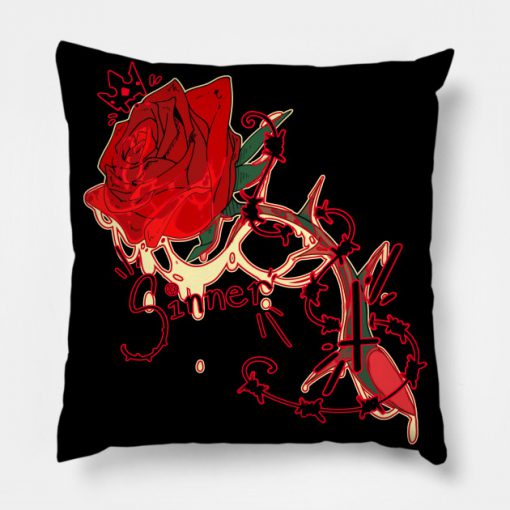 Sinner's Rose Pillow KM