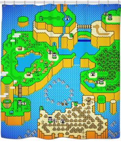 Super Mario World Shower Curtain KM