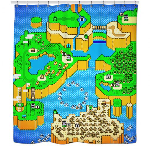 Super Mario World Shower Curtain KM