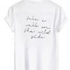 Take A Walk On The Wild Side T-Shirt Back KM