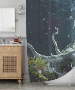 The Octopus Kingdom Shower Curtain KM