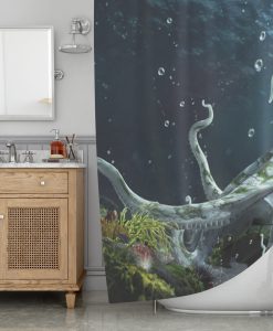 The Octopus Kingdom Shower Curtain KM