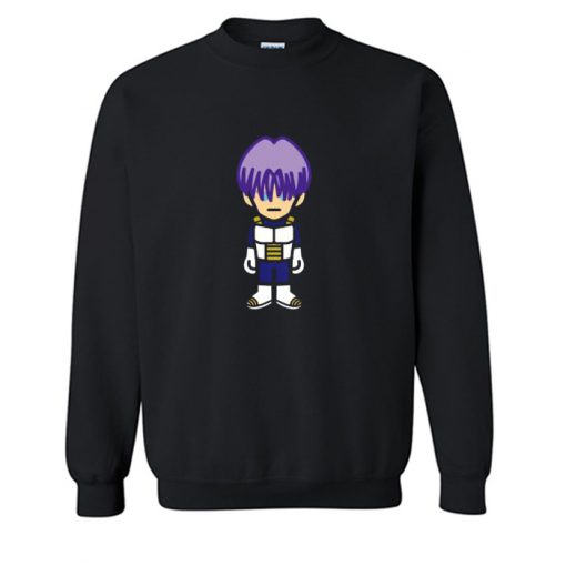 Trunks In Saiyan Armor Dragon Ball Z Sweatshirt Sweatshirt KM