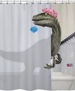 Velociraptor - Shower Curtain KM