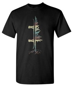 Vintage Pine Snowboard T-Shirt KM