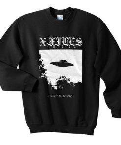 X-Flies I Want To Believe Sweatshirt KM