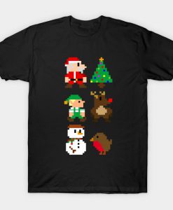 8 Bit Christmas T Shirt KM