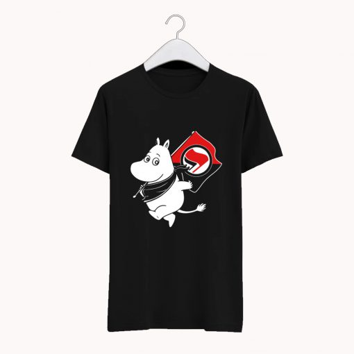 Antifa Moomin Anti-Fascist T-Shirt KM