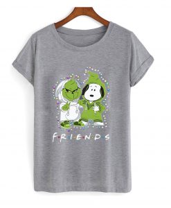 Baby Grinch And Snoopy Friends Light Christmas T Shirt KM