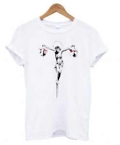 Banksy Jesus Shopping Bag T Shirt KM