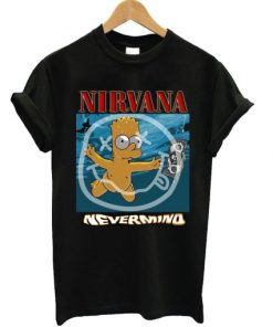 Bart Simpson Nirvana Nevermind T-shirt KM