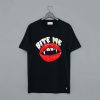 Bite Me Vampire Lips Halloween T Shirt KM