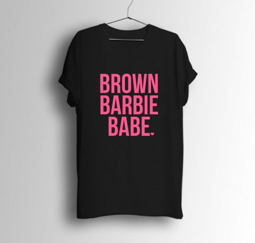 Brown Barbie Babe T Shirt KM