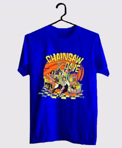 Chainsaw and Dave 80s Movie T Shirt KM