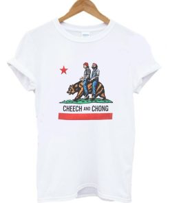 Cheech and Chong California Republic Flag T Shirt KM