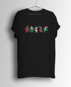 Christmas grateful dead dancing bears T Shirt KM