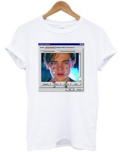 Crying Leonardo Dicaprio MS DOS t-shirt KM