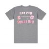 Eat Pig Squat Big T Shirt Back KM