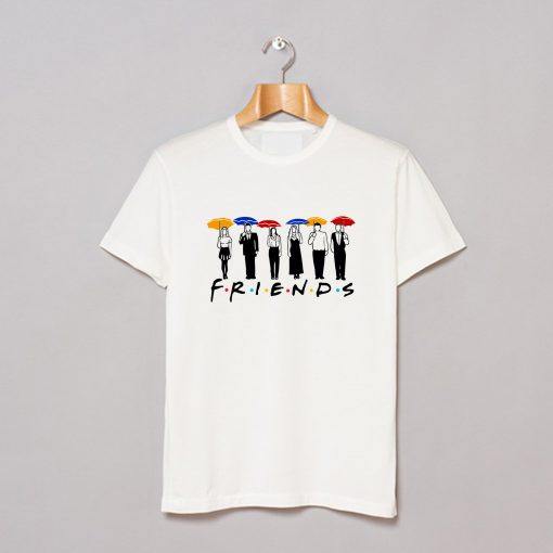 Friends Umbrella Design T Shirt KM