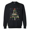 Funny Cats Christmas Tree Ornament Sweatshirt KM