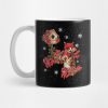 Funny Cute Cat Cat Kitten Poinsettia Christmas Costume Gift Mug KM