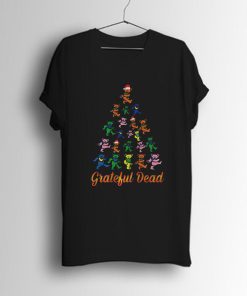 Grateful dead dancing bears Christmas tree T Shirt KM