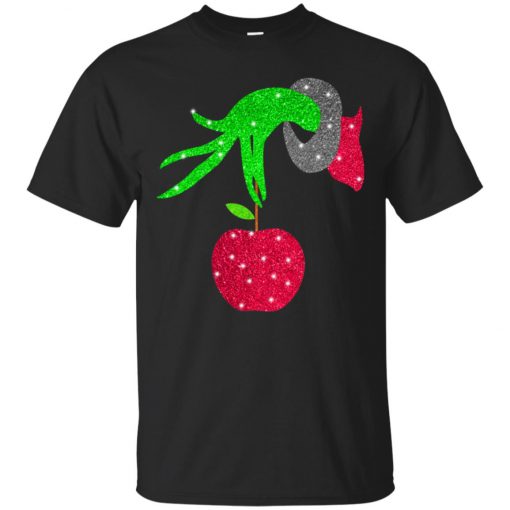 Grinch hand holding Apple T Shirt KM