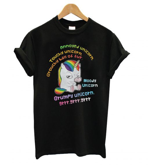 Grumpy Unicorn Annoyed Unicorn T Shirt KM