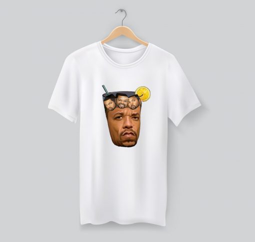 Ice Cube Glass Ice Tea T Shirt KM