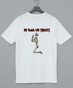 In God We Trust Skull T Shirt KM