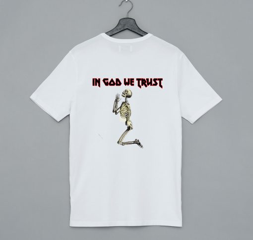 In God We Trust Skull T Shirt KM