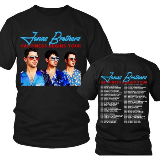 Jonas-Boyband Tour Happiness 2019 T-Shirt KM