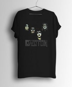 Led Zeppelin x KISS Combo Metal T-Shirt KM