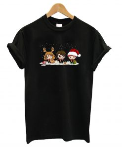 Merry Christmas Harry Potter Characters T Shirt KM