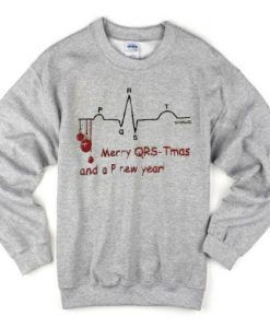 Merry QRS-Tmas and a P new year Sweatshirt KM