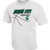 Michigan State University Basketball T Shirt KM