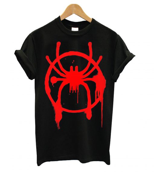 Miles Morales Spider Logo Spider-Man T Shirt KM