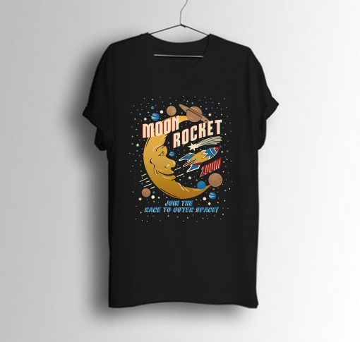 Moon Rocket Classic T Shirt KM