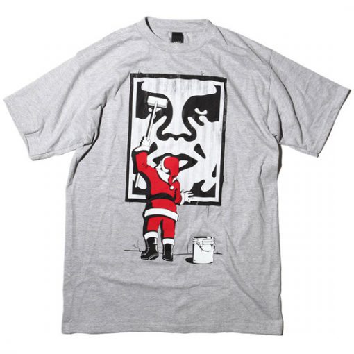 Obey Santa Christmas T-shirt KM