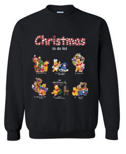 Pooh And Friends Christmas To Do List Sweatshirt KM