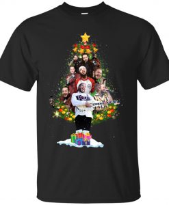 Post Malone Christmas Tree T shirt KM