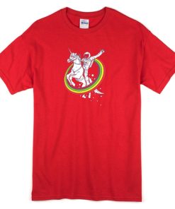 Rainbow Unicorn Astronaut T shirt KM