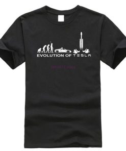 SpaceX Evolution of Tesla T-Shirt KM