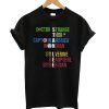 Stan Lee Avengers Team Names T-Shirt KM