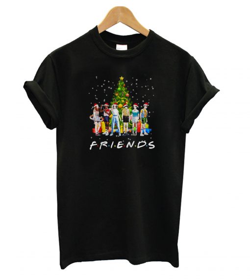 Stranger Things characters Friends Christmas T Shirt KM